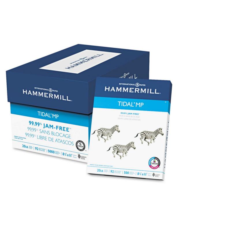 Hammermill - Tidal MP Copy Paper, 20lb, 92 Bright, 8-1/2 x 11" - Choose Case or Pallet