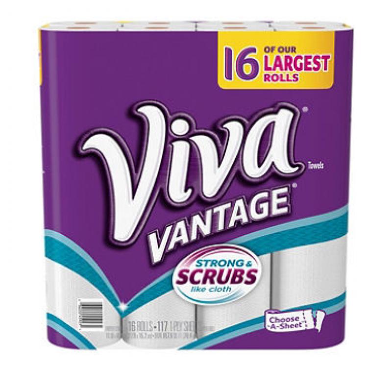 VIVA Vantage Choose-A-Sheet* Paper Towels, White (16 ct.)