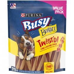 Purina Busy with Beggin&#039; Twist&#039;d! Small/Medium Dog Treats (14 ct.)