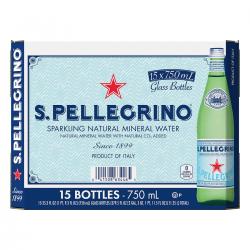 S. Pellegrino Sparkling Natural Mineral Water (25.3oz / 15pk)