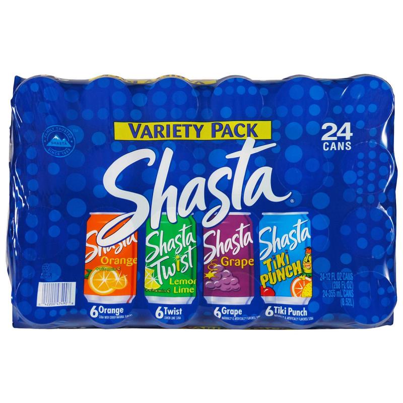 Shasta Variety Pack (12oz / 24pk)