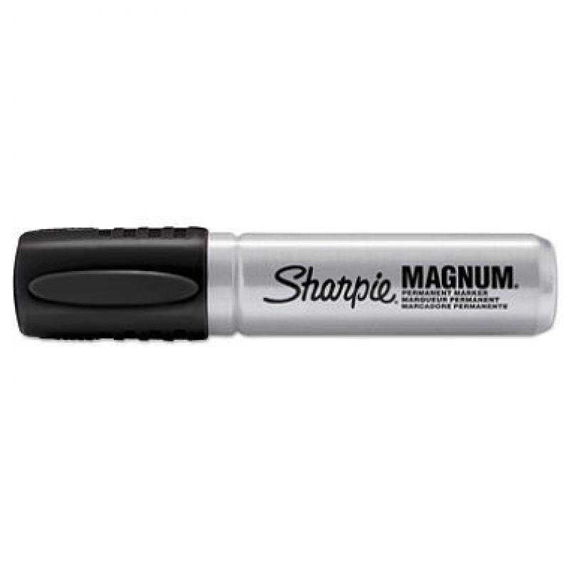 Sharpie Magnum Oversized Permanent Markers, Select Color (Chisel Tip)