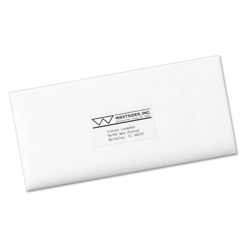 Avery Self-Adhesive Address Labels for Copiers, 1-1/2 x 2-13/16, White, 2100 per Box