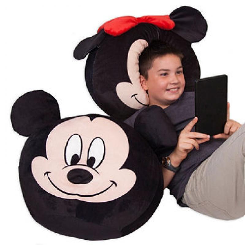 Disney&#039;s Mickey Mouse, “Cloud Mickey” 3D Ultra-Stretch Travel Cloud Pillow (14”x 14”)