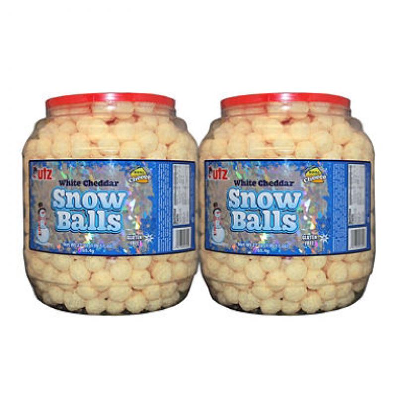 Utz White Cheddar Snowballs Barrles (27 oz. 2 pk.)