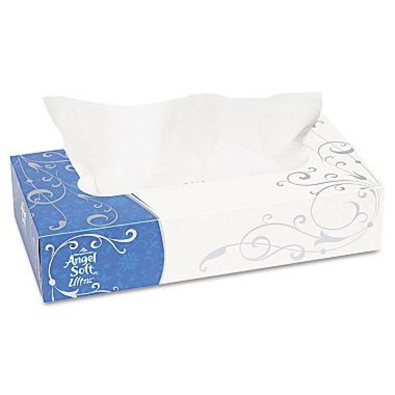 Angel Soft PS Ultra - Premium Facial Tissue, 125 Sheets Per Box - 30 Boxes