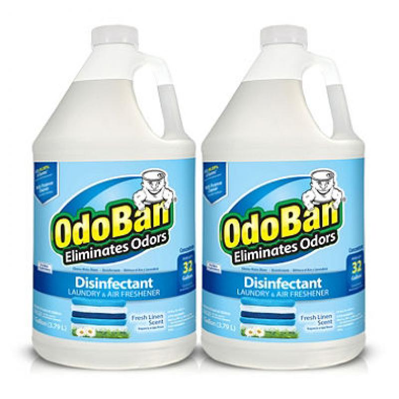 OdoBan Odor Eliminator and Disinfectant Concentrate, Fresh Linen (128 oz., 2 ct.)