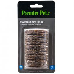 Premier Pet Rawhide Chew Ring Replacements, Medium (16 ct.)