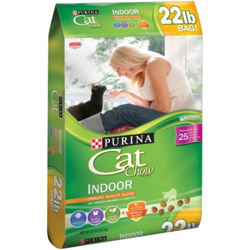 Purina Cat Chow Indoor Cat Food 3.15 lb. Bag
