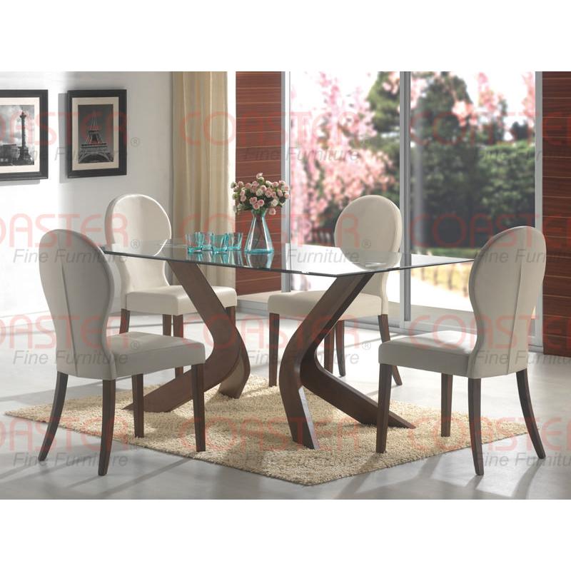 5 Pcs Dining Set by Coaster Fine Furniture