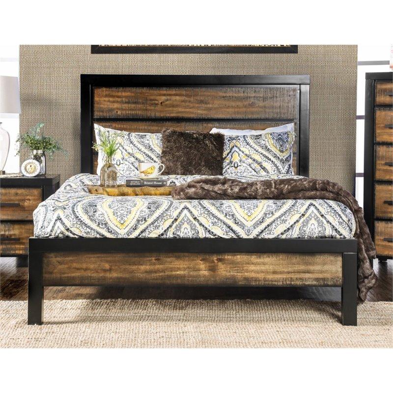 Furniture of America Idina Two Tone California King Bed
