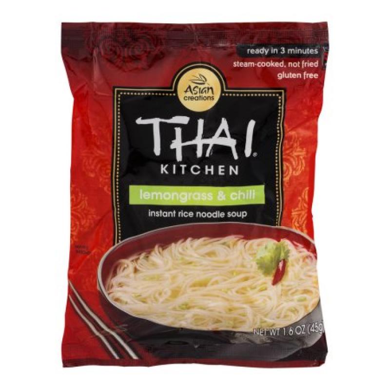 Thai Kitchen Gluten Free Lemongrass & Chili Instant Rice Noodle Soup, 1.6 oz