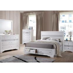 Acme Naima 6 Drawer Chest in White 25776