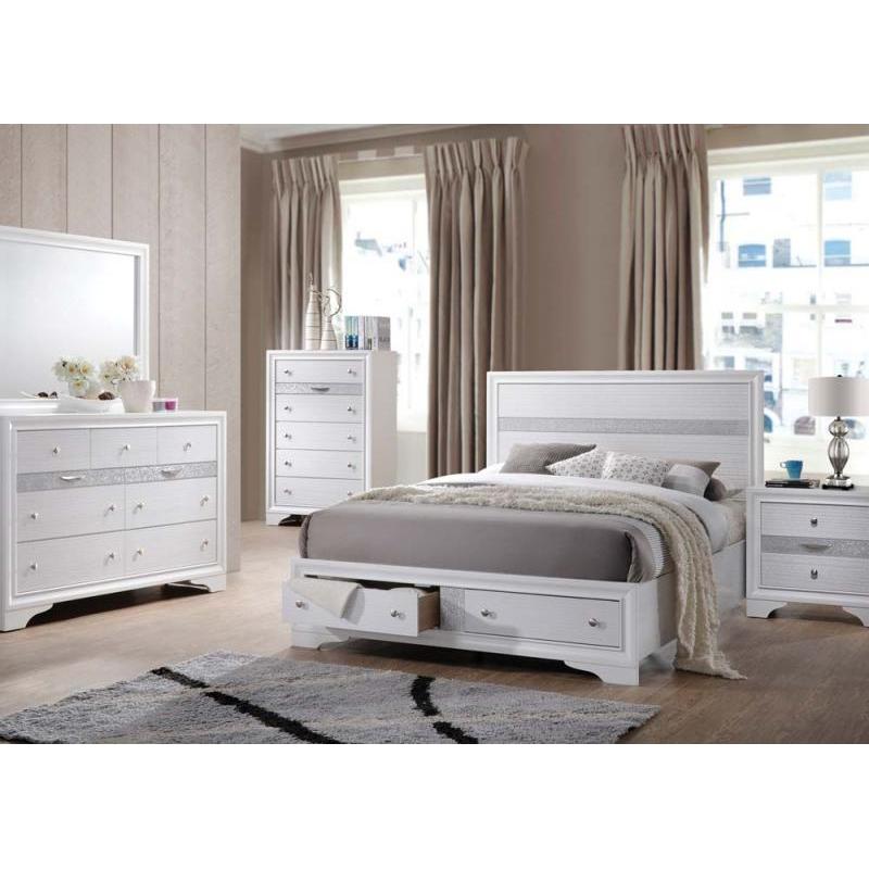 Acme Naima 9 Drawer Dresser in White 25775
