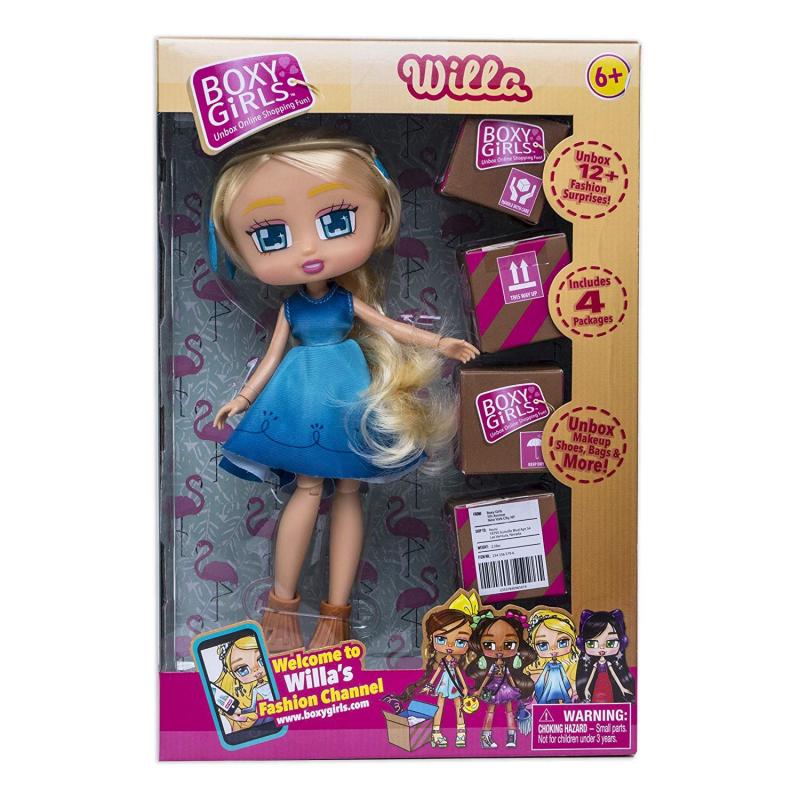 Jay at Play Boxy Girls Blonde with Blue Dress