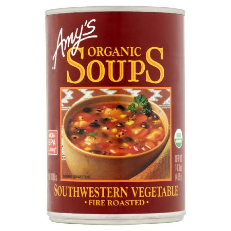 Amy&#039;s Organic Soups Southwestern Vegetable Fire Roasted, 14.3 OZ
