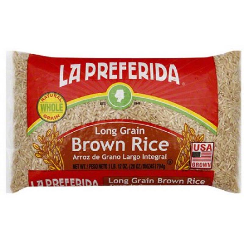 La Preferida Long Grain Brown Rice, 28 oz (Pack of 14)
