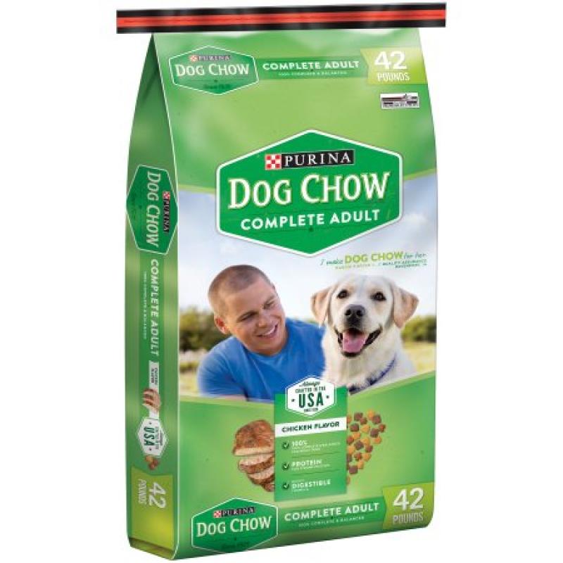 Purina Dog Chow Complete Adult Dog Food 42 lb. Bag