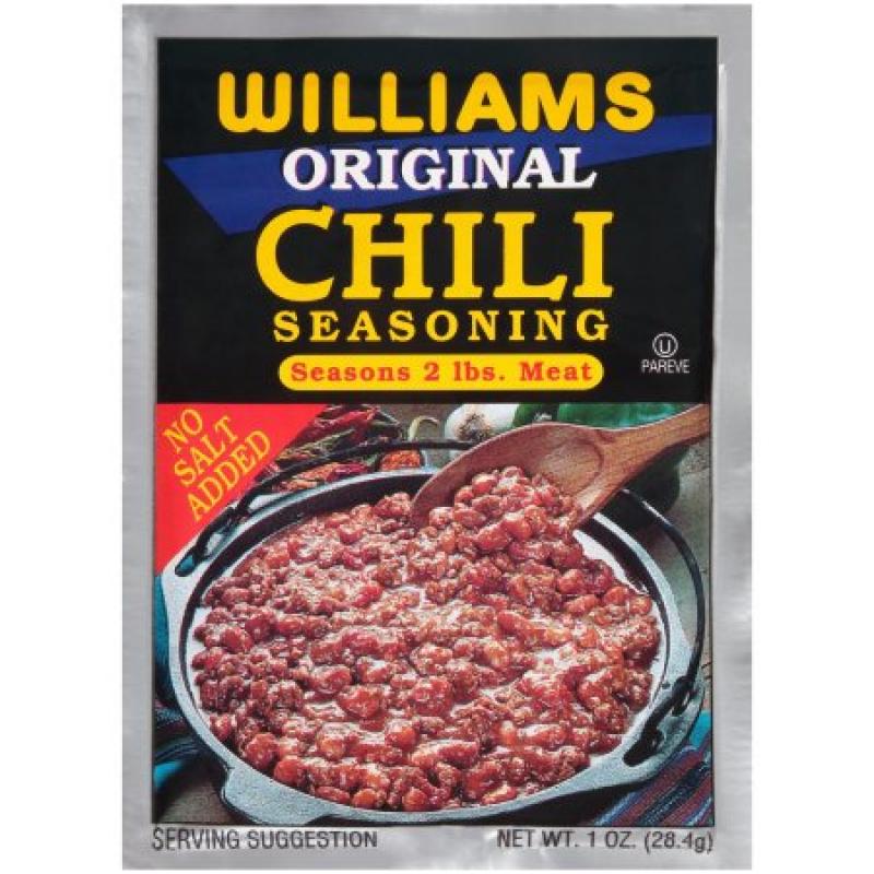 Williams Original Chili Seasoning 1 oz. Packet