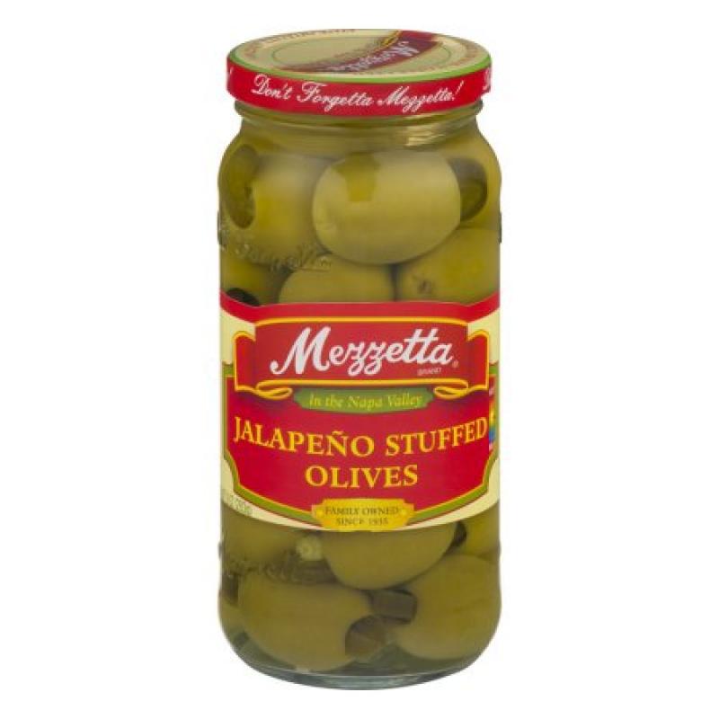 Mezzetta Jalapeno Stuffed Olives, 10.0 OZ
