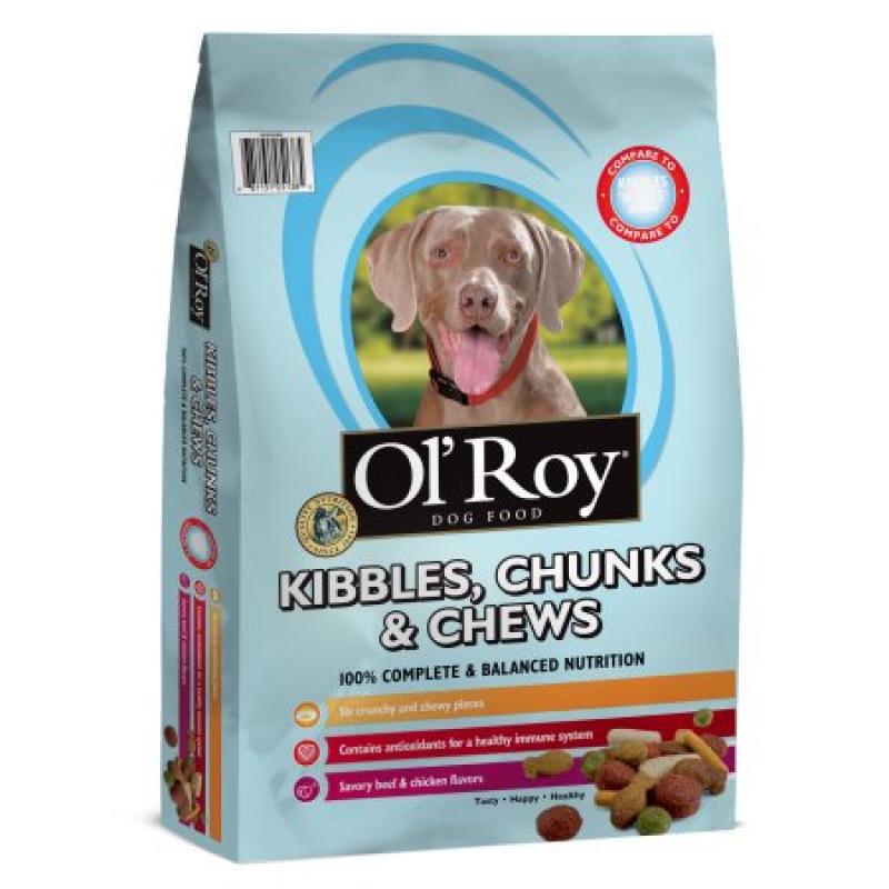 Ol&#039;Roy Kibbles, Chunks & Chews Dog Food 4lbs