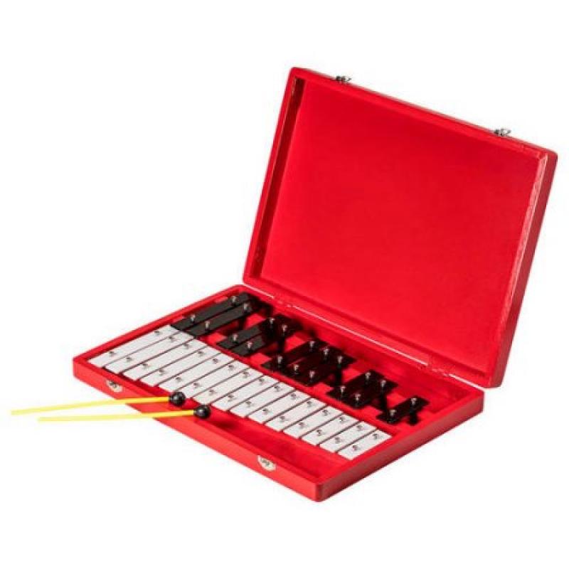 MONOPRICE 25-Key Xylophone with Carry Box For Kids