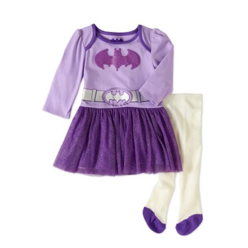 Batgirl Newborn Baby Girl Tulle Dress And Tights Outfit Set
