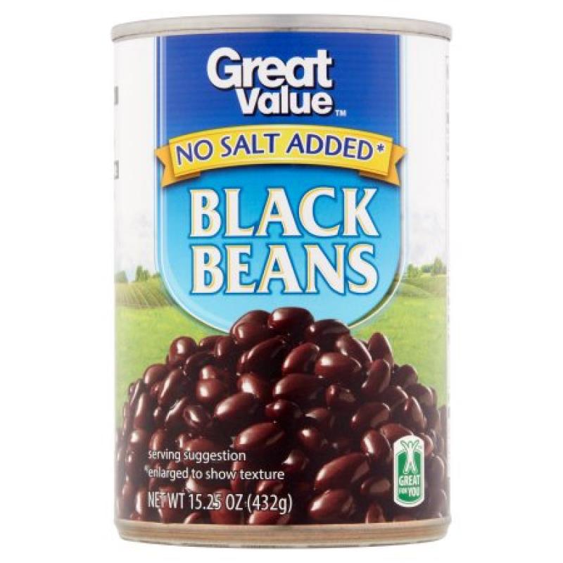 Great Value Black Beans 15.25 oz
