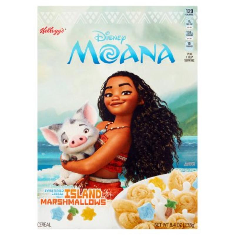 Disney Moana Sweetened Cereal with Island Marshmallows, 8.4 OZ