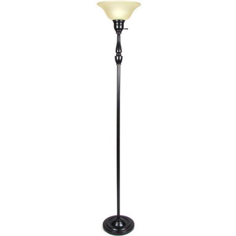 Better Homes and Gardens Torchiere Floor Lamp, Restoration Bronze, CFL Bulb Included