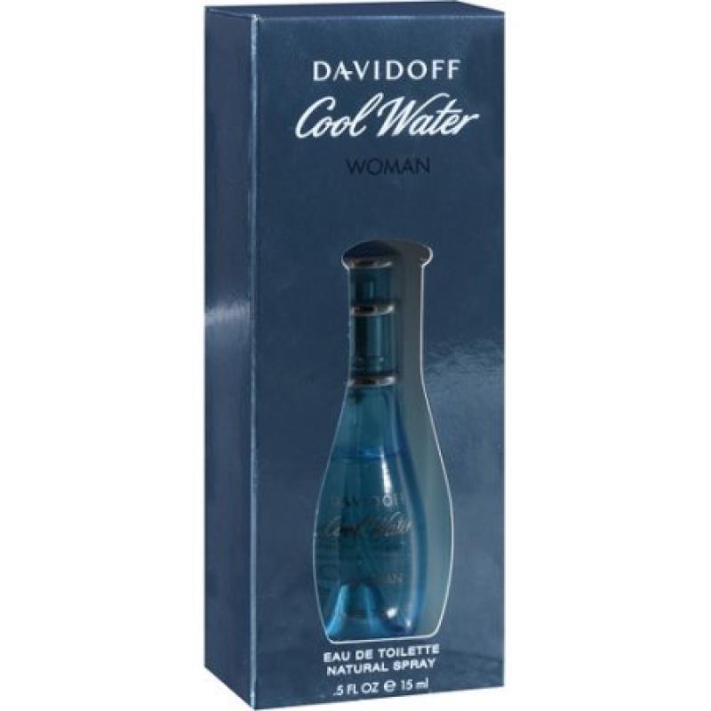 Davidoff Ladies&#039; Cool Water Eau De Toilette Spray, .5 oz