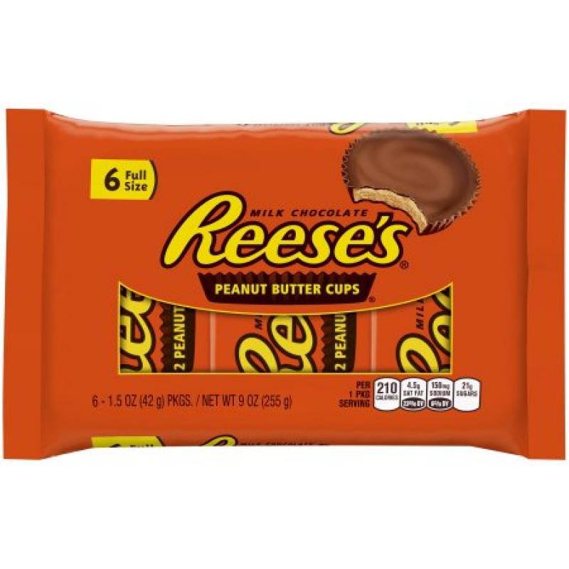 REESE&#039;S Peanut Butter Cups, 9-Ounce Pack, 1.5 OZ