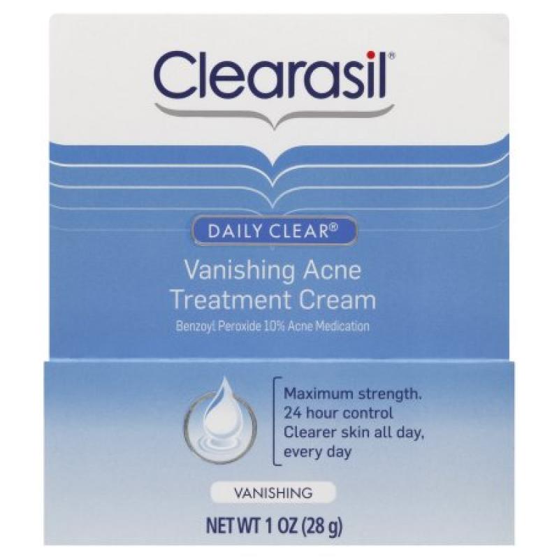 Clearasil Daily Clear Vanishing Acne Treatment Cream, 1 Ounce
