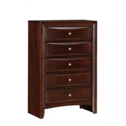 Acme Ireland 3-Drawer Nightstand in Brown with Pull-out Tray 21453