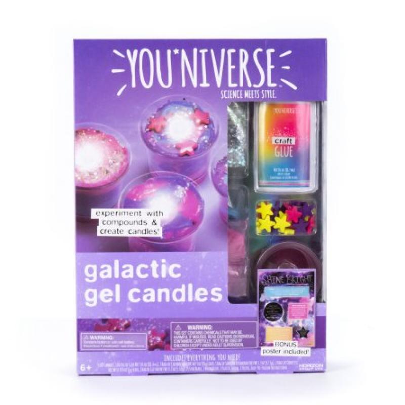 YOU*NIVERSE Galactic Gel Candles Kit by Horizon Group USA