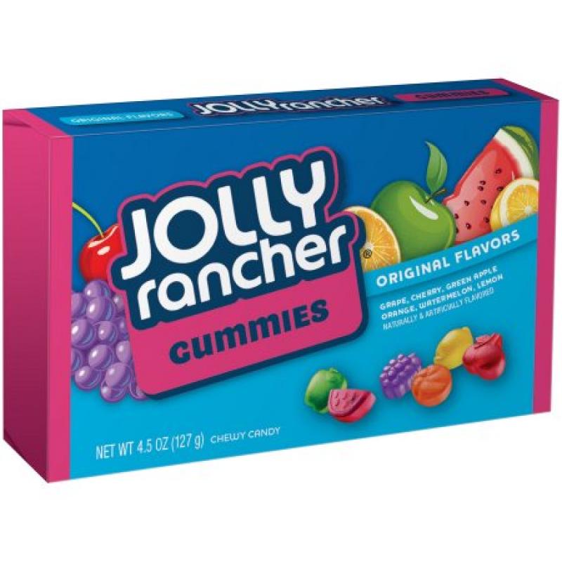 Stock up your home theaterthe story on screen will seem much sweeter when you bite into delicious JOLLY RANCHER Gummies Candy in grape, cherry, green apple, orange, watermelon and lemon flavors. But dont let their soft texture fool you: these gummies pack
