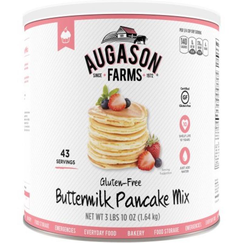 Augason Farms Gluten-Free Buttermilk Pancake Mix, 58 oz