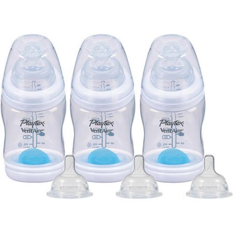 Playtex Baby VentAire Complete Tummy Comfort 6oz 3-Pack Baby Bottle