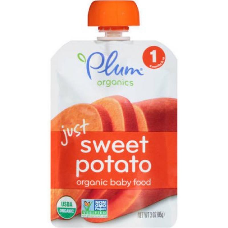 Plum OrganicsStage 1 Just Sweet Potato Organic Baby Food 3 oz. Pouch