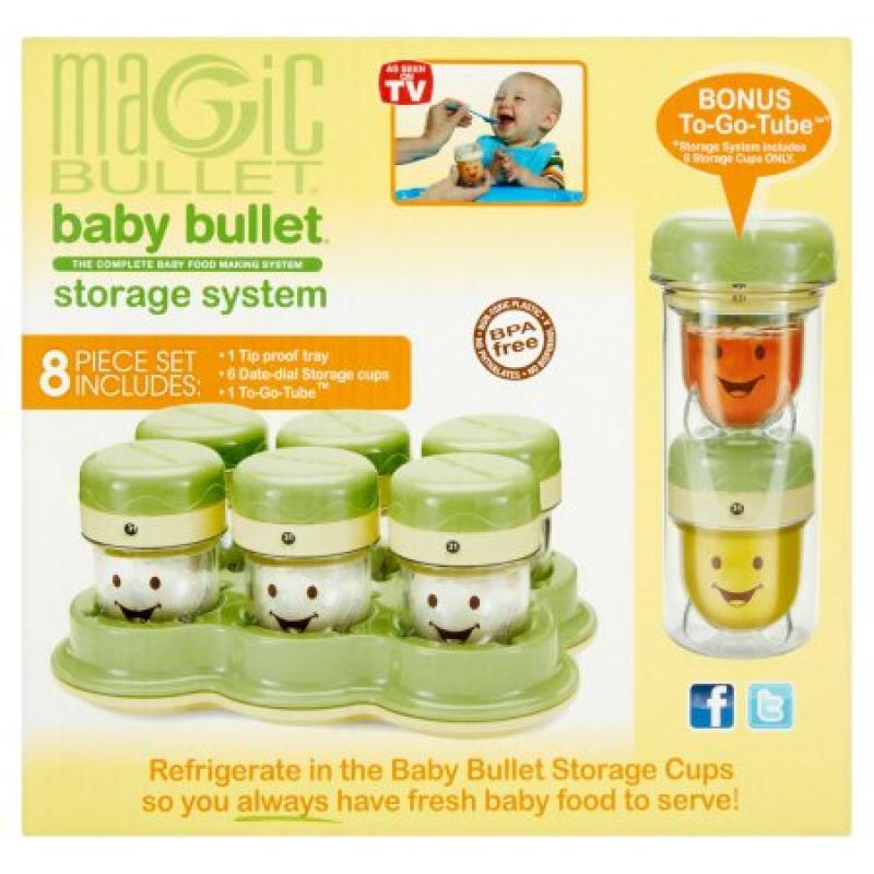As Seen on TV Baby Bullet 8pc Storage Kit