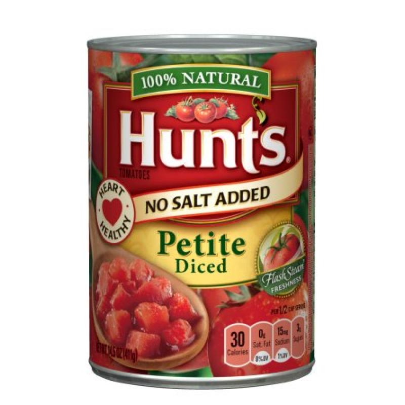 Hunt&#039;s No Salt Added Petite Diced Tomatoes, 14.5 oz