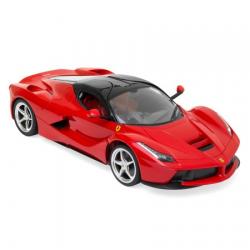 Best Choice Products 27 MHz 1/14 Scale Kids Officially Licensed Ferrari Model Remote Control Play Toy Car w/ Functioning Headlights, Taillights, Opening Doors, 5.1 MPH Max Speed - Red