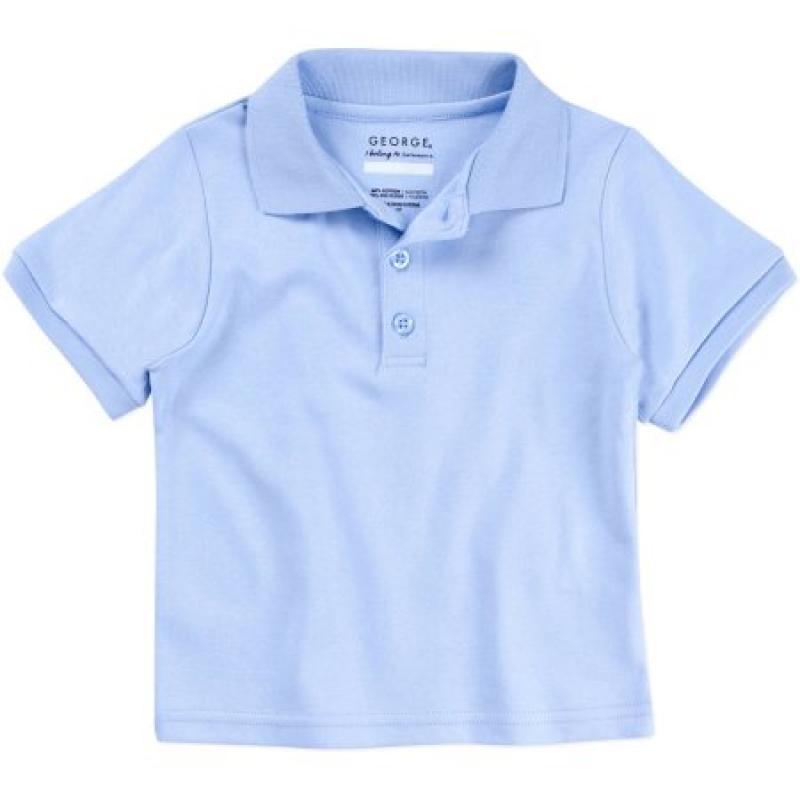 George Toddler Boy or Girl Unisex School Uniform Short Sleeve Polo Shirt