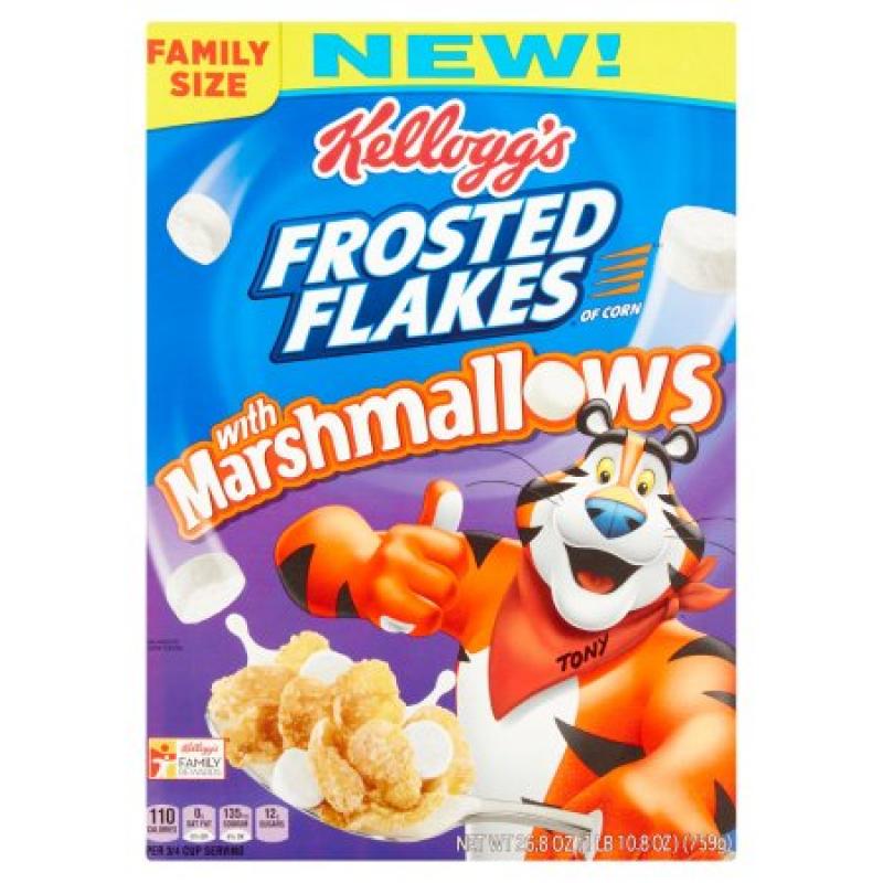 Kellogg&#039;s Frosted Flakes Cereal with Marshmallows, 26.8 oz