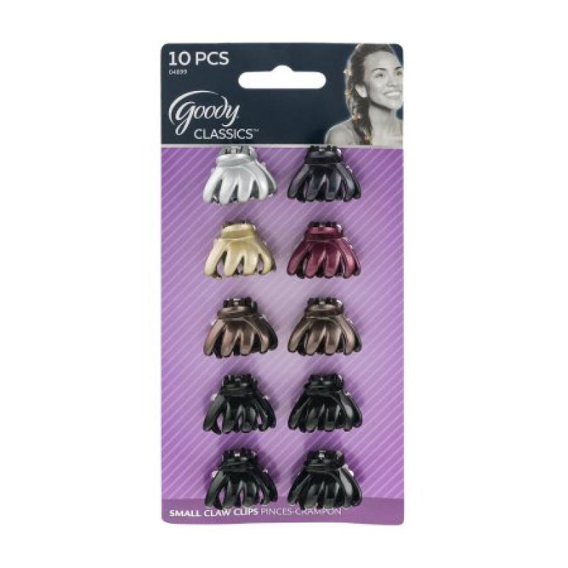 Goody Classics Assorted Small Claw Clips, 04899, 10 count