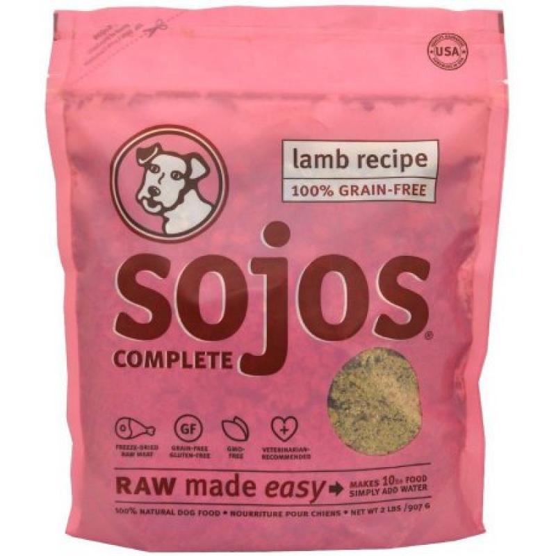 Sojos Complete Dog Food, Lamb, 2 lb