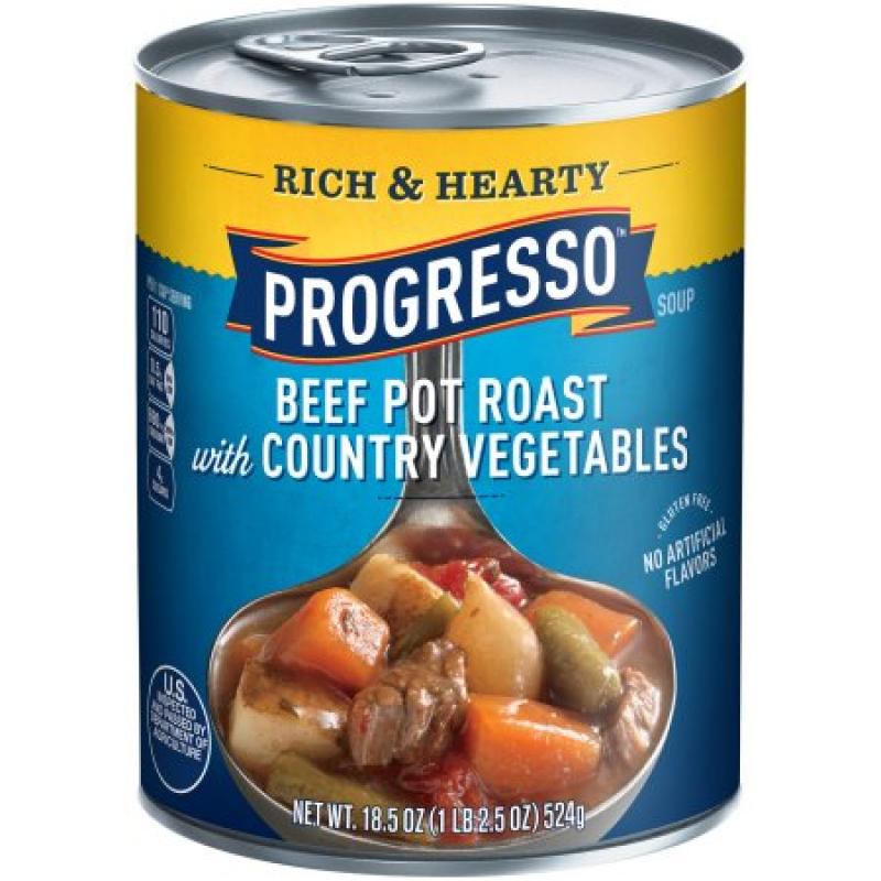 Progresso Low Fat Rich & Hearty Beef Pot Roast with ctry Vegetables Soup 18.5 oz Can