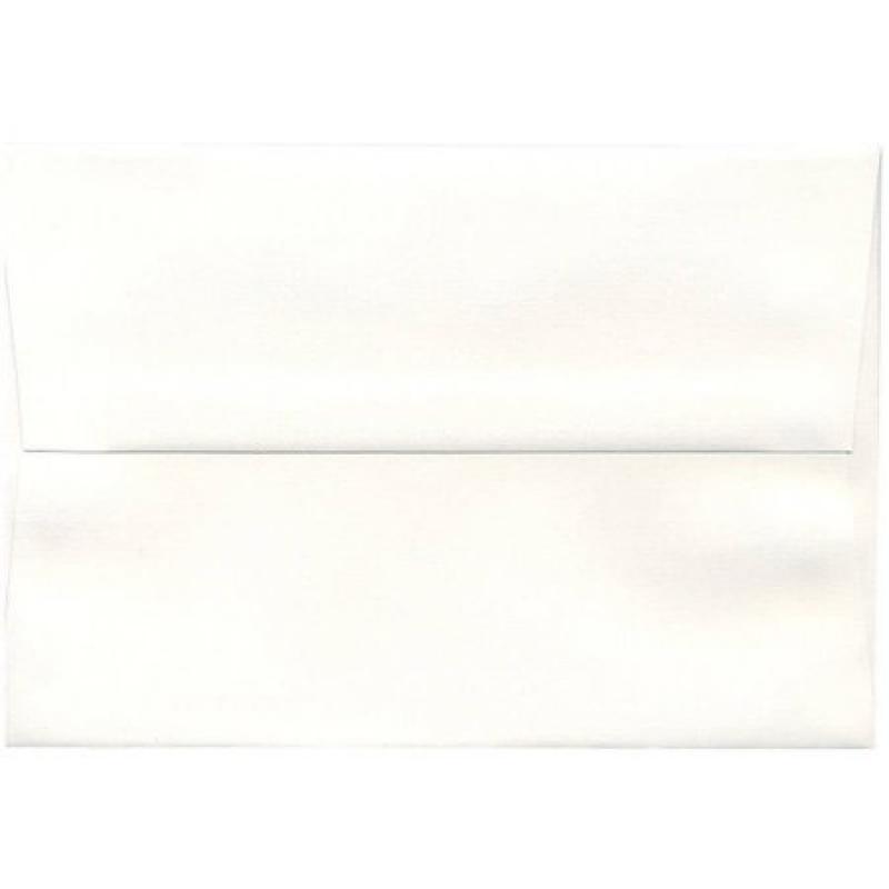 A8 (5-1/2" x 8 1/8") Strathmore Paper Invitation Envelope, Bright White Laid, 25pk