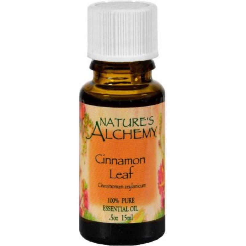 Nature&#039;s Alchemy Essential Oil Cinnamon Leaf, 0.5 OZ (Pack of 2)
