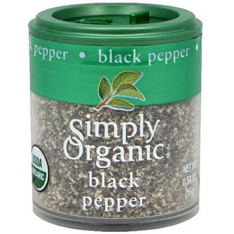 Simply Organic Black Pepper, .56 oz (Pack of 6)